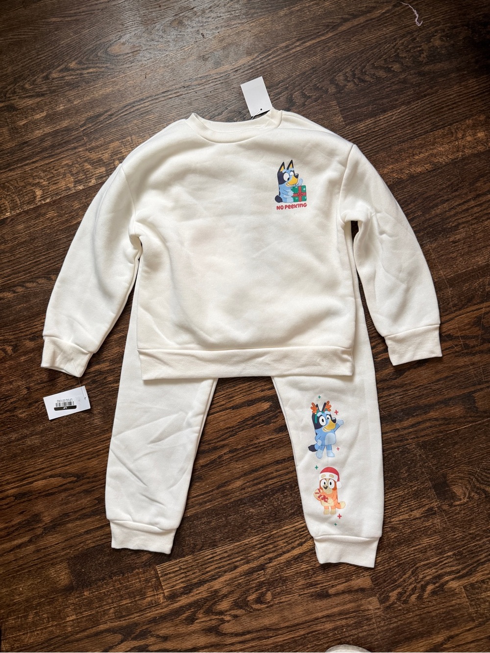 Bluey Kids Christmas Jogger Set with Bluey & Bingo